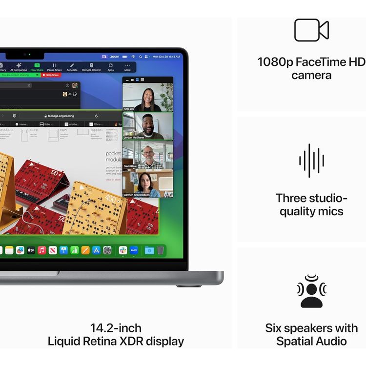 Apple MacBook Pro 14 inch M3 Pro 8GB 1TB English/Arabic Keyboard - Space Gray