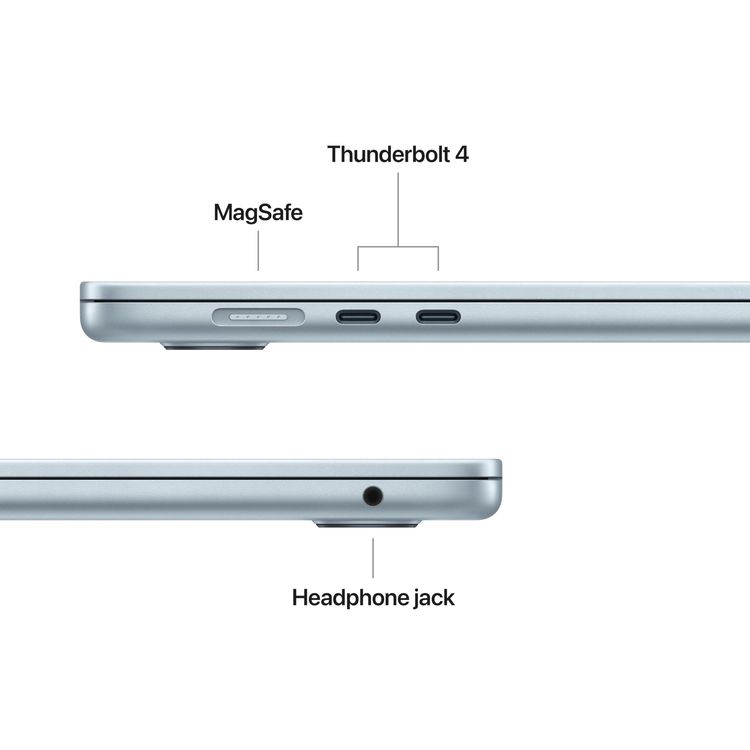 Apple MacBook Air M5 2026 - 13-inch, 16GB RAM, 512GB SSD- English/Arabic Keyboard, Sky Blue