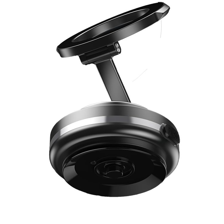 Porodo Phone Holder PDMPHESBBK - Vacuum Lock Suction, 360° Rotation, Black