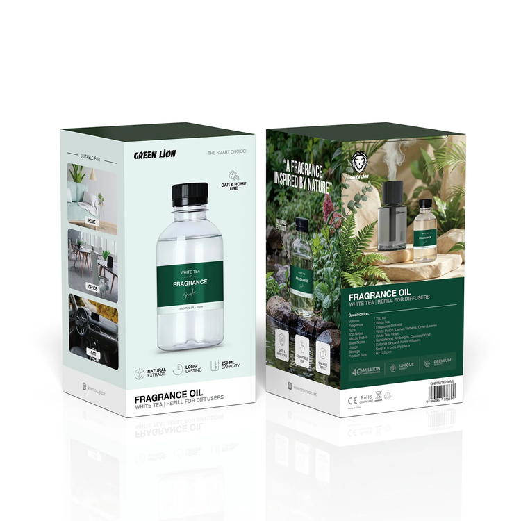 Green Lion زيت عطر GNFRWTE250ML - شاي أبيض، 250 مل