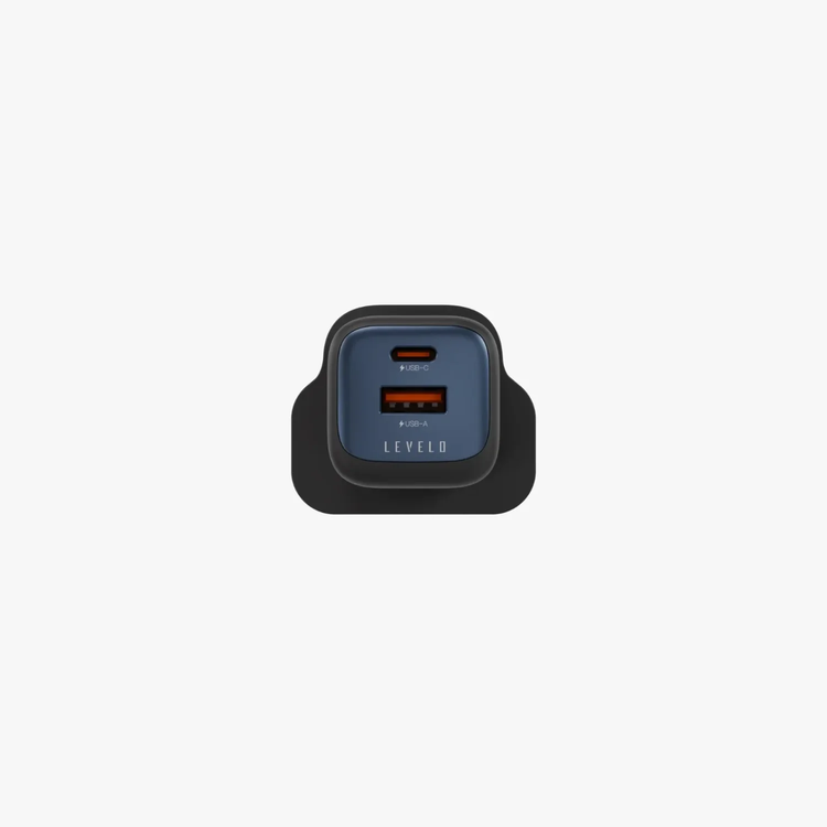 LEVELO Charger Vero - 35W PD GaN, Type-C & Type-A, Black