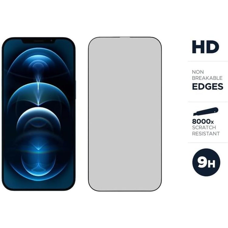 Levelo واقي شاشة iPhone 11 Pro 5.8 - مضاد للكهرباء الساكنة، زجاج مقسّى، شفاف