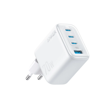 Anker Zolo Charger Adapter, 70W 4-Port, A121CP21 - White