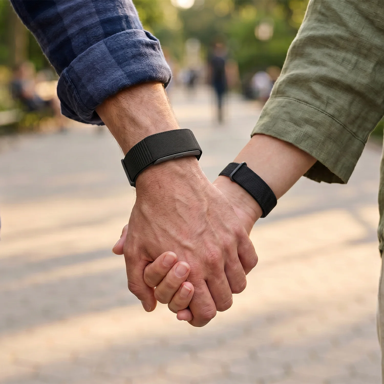Green Lion Fit Flex Smart Fitness Band, G-BAND 5, High-Precision Sensors - Black