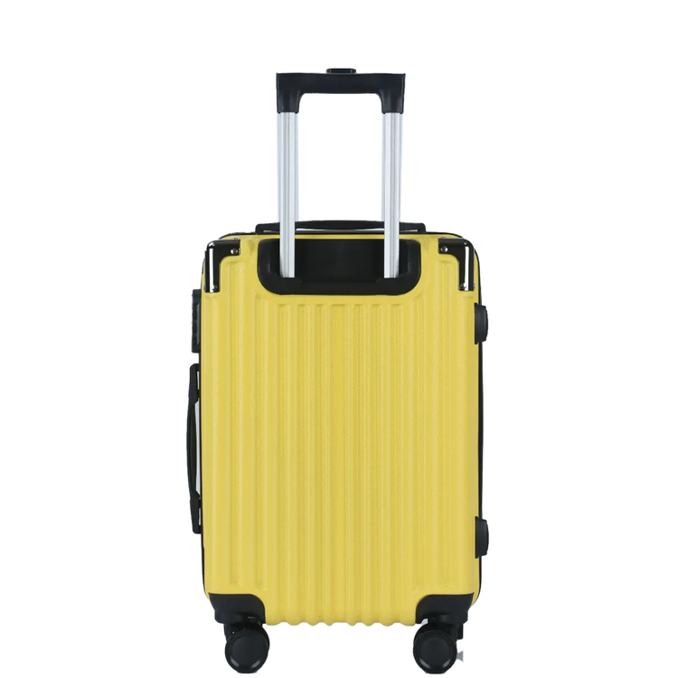 Levelo RoamTrio 3-Piece ABS Luggage & Suitcase Set - Yellow