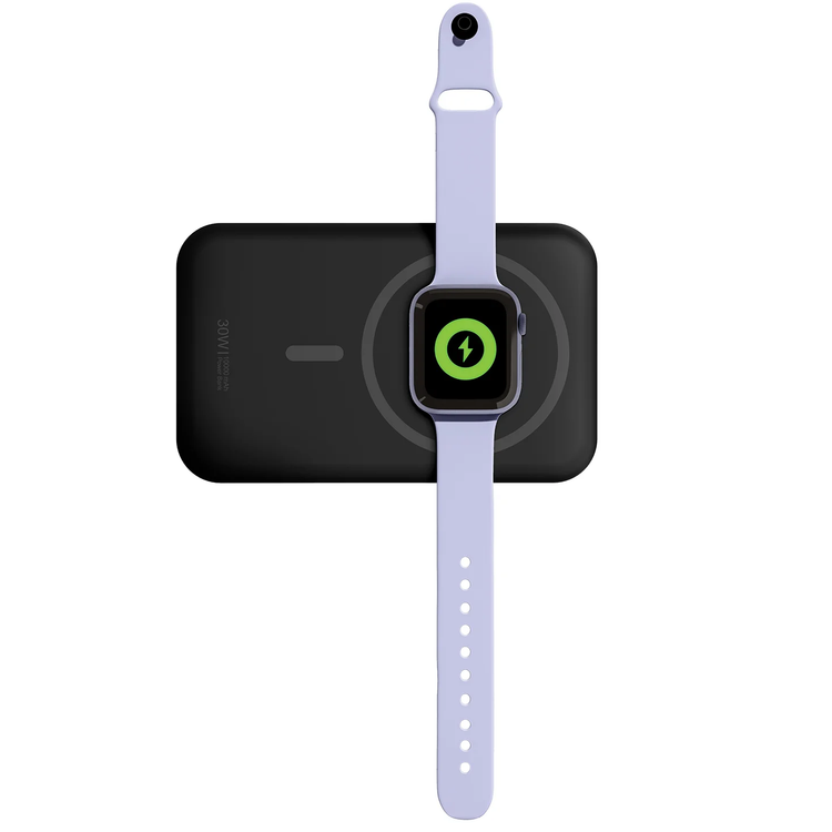 Powerology باور بانك VISION PPBCHA98BK - 10000mAh ماجسيف، أسود