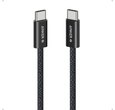 Anker USB-C to USB-C Cable A8060H11 - 240W Fast Charging, Black