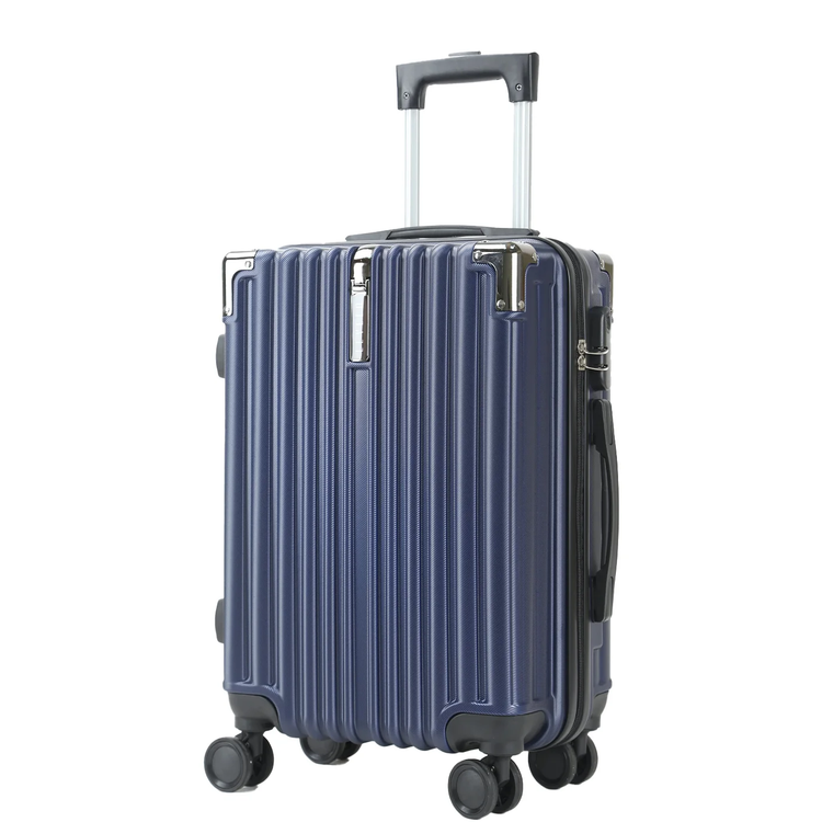 Levelo RoamTrio 3-Piece ABS Luggage & Suitcase Set - Dark Blue