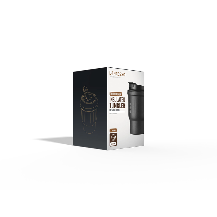 LePresso Insulated Tumbler LPCM450BK - 450mL, Black