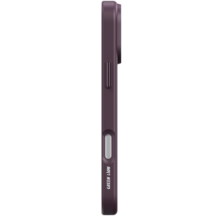 Green Lion Titan MagSafe iPhone 18/17 Pro Case - Metal Buttons, Burgundy