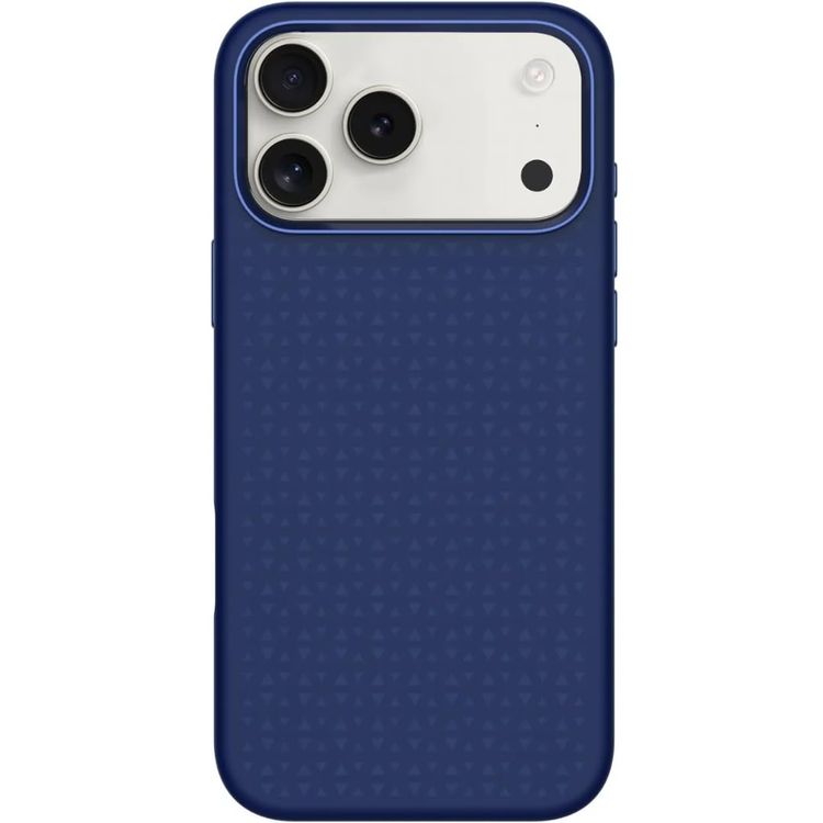 LEVELO iPhone 17 Pro Case Fiora - Liquid Silicone, Dark Blue