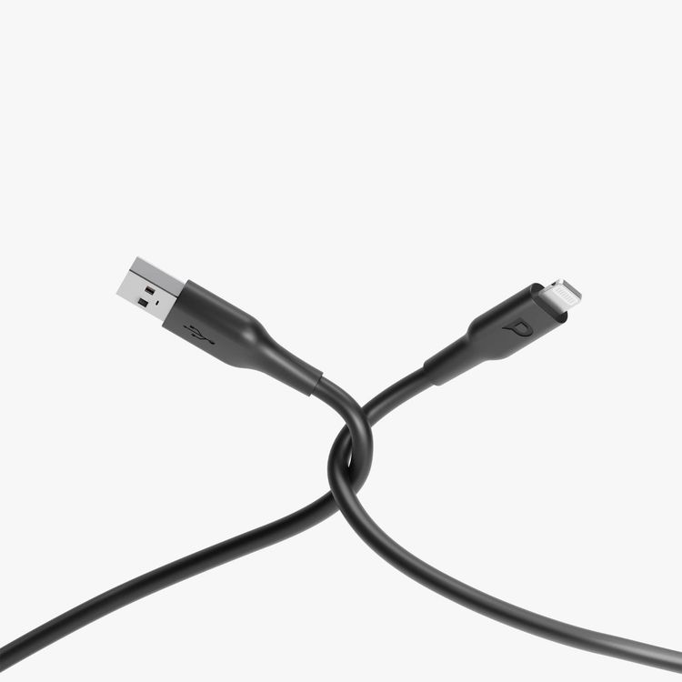Powerology Lightning Cable P3BLBK - 3M, Black