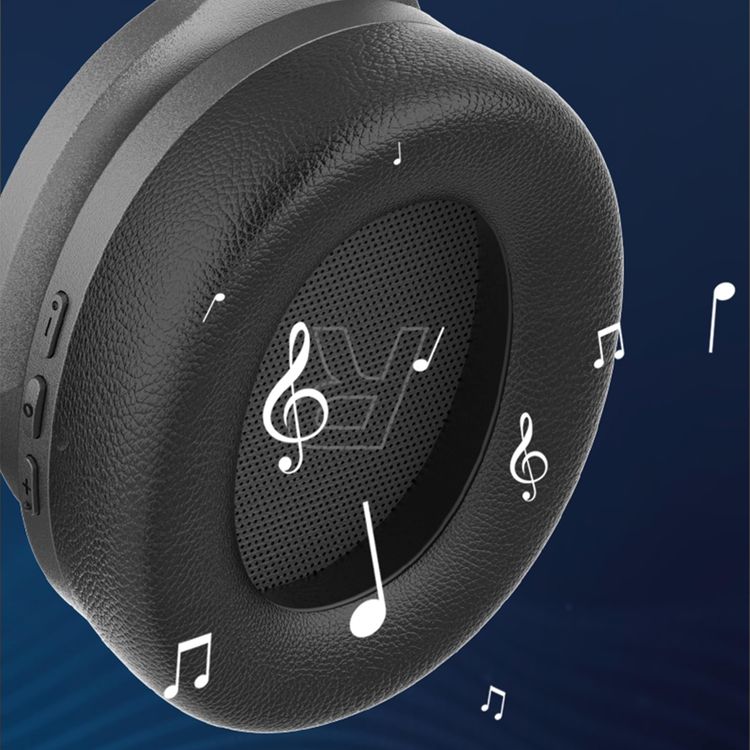 Porodo Headphone & Speaker Soundtec ZUMA PDSTHPV18BK - 30H Playtime, Black