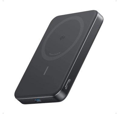 Anker باور بانك MagGo A1664H11 - 10000mAh مغناطيسي، أسود