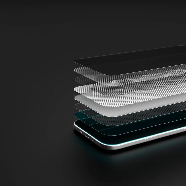LEVELO Screen Protector CurveFit for iPhone 17 3D DLC - 7H Hardness, Clear