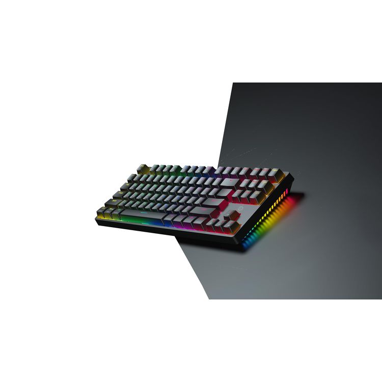 Porodo Mechanical Keyboard PDX220-RSW - Wireless TKL, Gateron Red, Black
