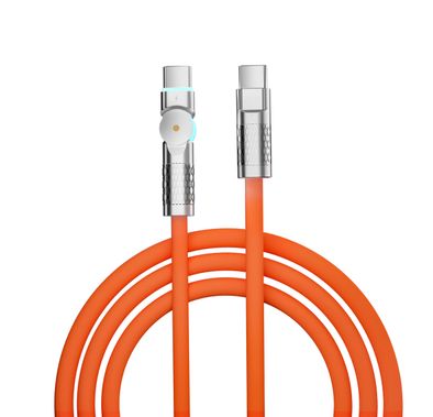 Porodo USB-C Cable PD-SHR100WC-OG - 100W PD Fast Charging...
