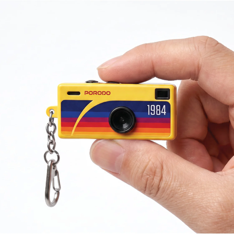 Porodo Digital Camera MEMO II - Thumb-Sized, Yellow