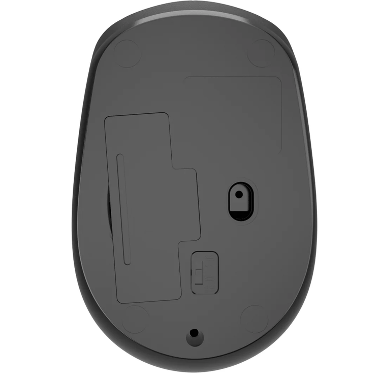 Porodo Wireless Mouse PDETK04BK - Bluetooth 5.4, Black