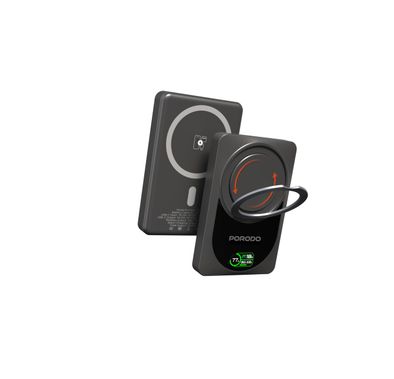 Porodo Power Bank Qi2 PDPBFCH086DG - 10000mAh, 15W Wirele...