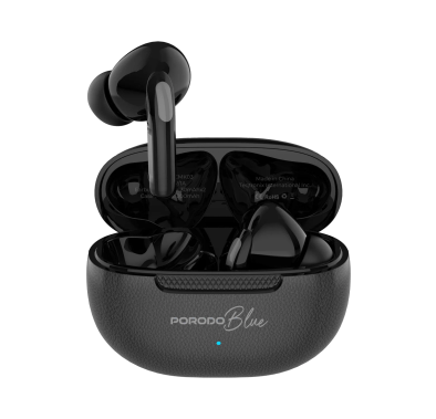 Porodo Earbuds Voxara TWS - 5H Battery, Black