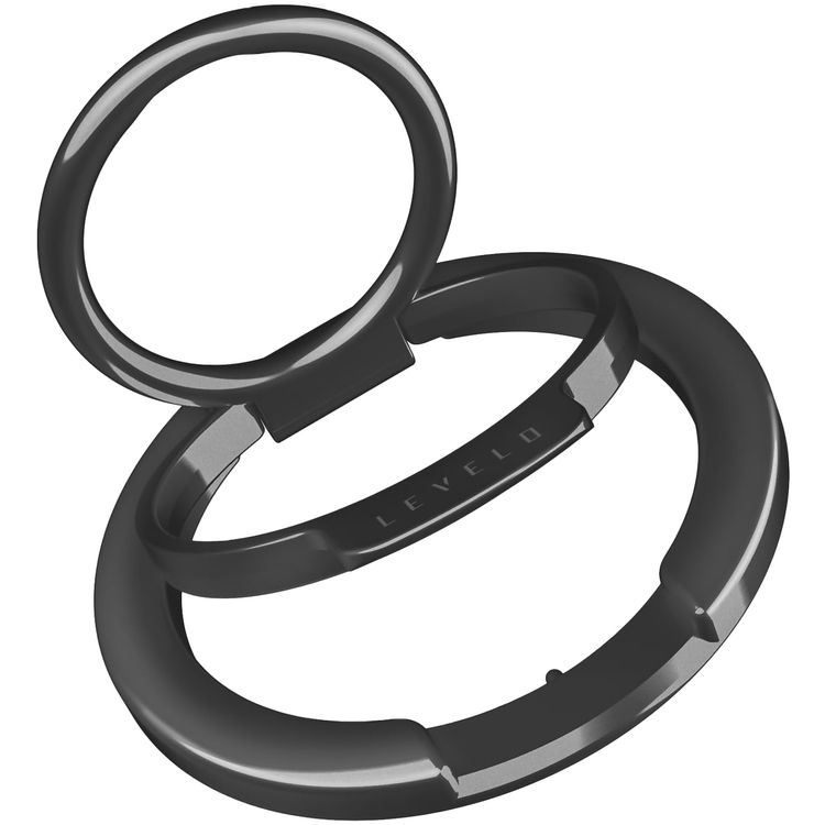 LEVELO Phone Ring Holder Luccio LVLL21PRHBL - MagSafe Compatible, Black