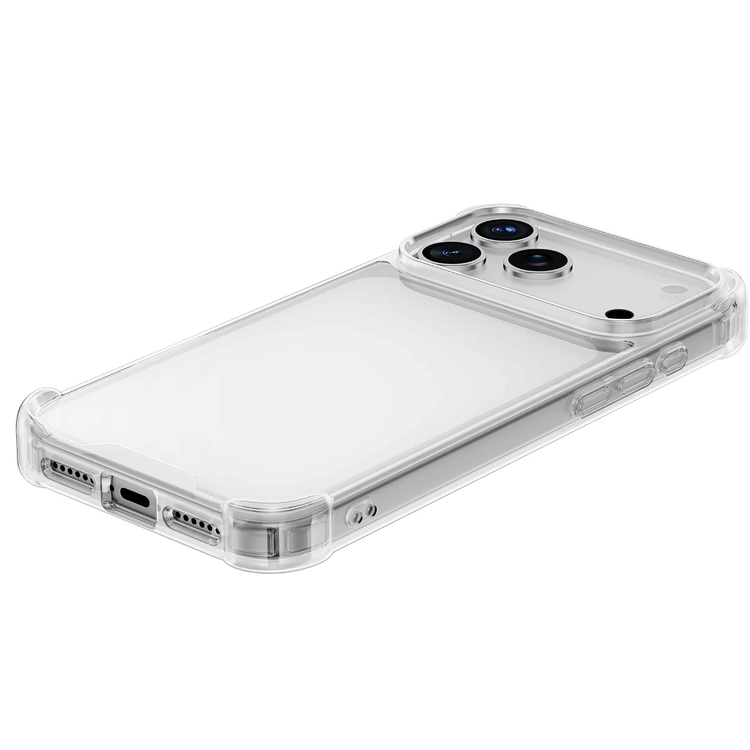 Green Lion iPhone 17/18 Pro Anti-Shock Case, Hybrid Protection - Clear