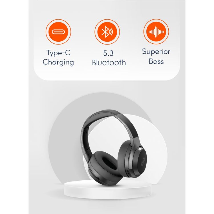 Porodo Speaker Soundtec UNIQ PD-STMWBS-TI - 15W Wireless Charging, Titanium