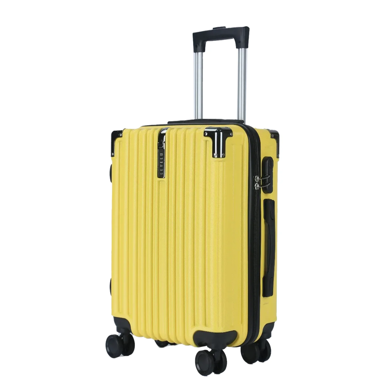 Levelo RoamTrio 3-Piece ABS Luggage & Suitcase Set - Yellow