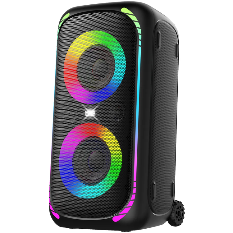 Porodo Soundtec Bash X Party Speaker with Trolley, PD-BASHX-BK - Black