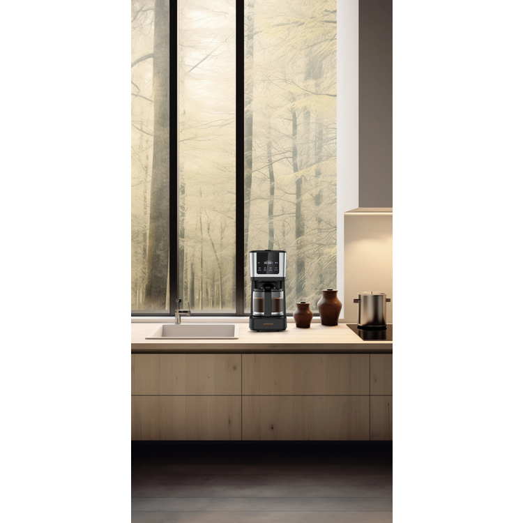 LePresso Coffee Machine LPCFFM0006BK - Touch Display, Black