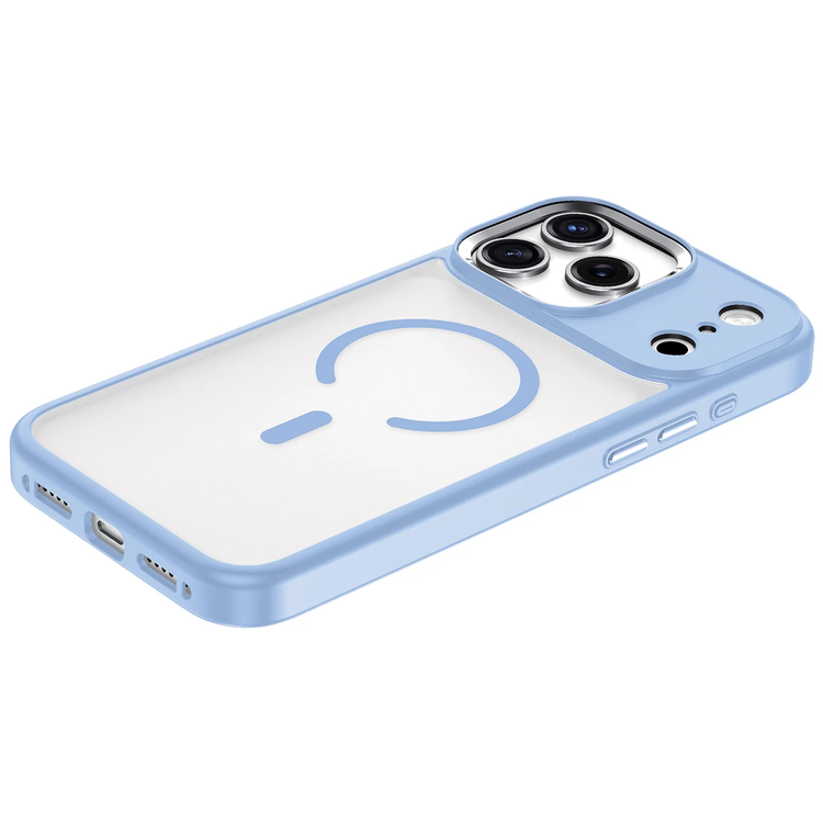 Green Lion Titan MagSafe iPhone 18/17 Pro Max Case - Metal Buttons, Blue