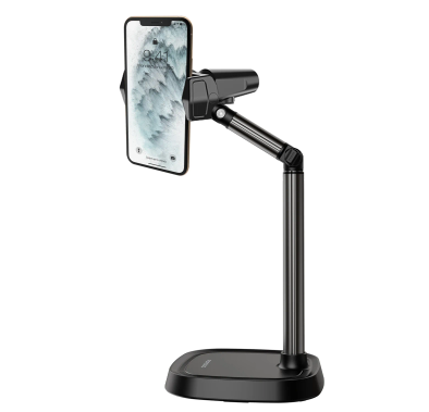 Porodo Phone Stand PDLFST052BK - Multi-Angle, Black