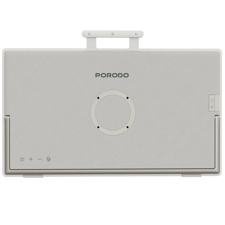 Porodo Naspanora شاشة ذكية محمولة 24.5 بوصة، 8+128 جيجابايت أندرويد 14، PDSSK245WH - أبيض