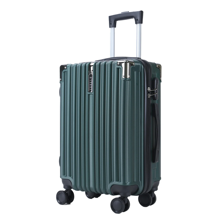 Levelo RoamTrio 3-Piece ABS Luggage & Suitcase Set - Forest Green