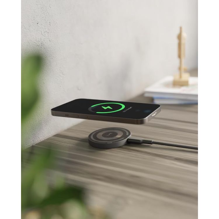 Porodo Magfit Charge Cable PD-MGSC18-BK - 15W Fast Charging, Transparent