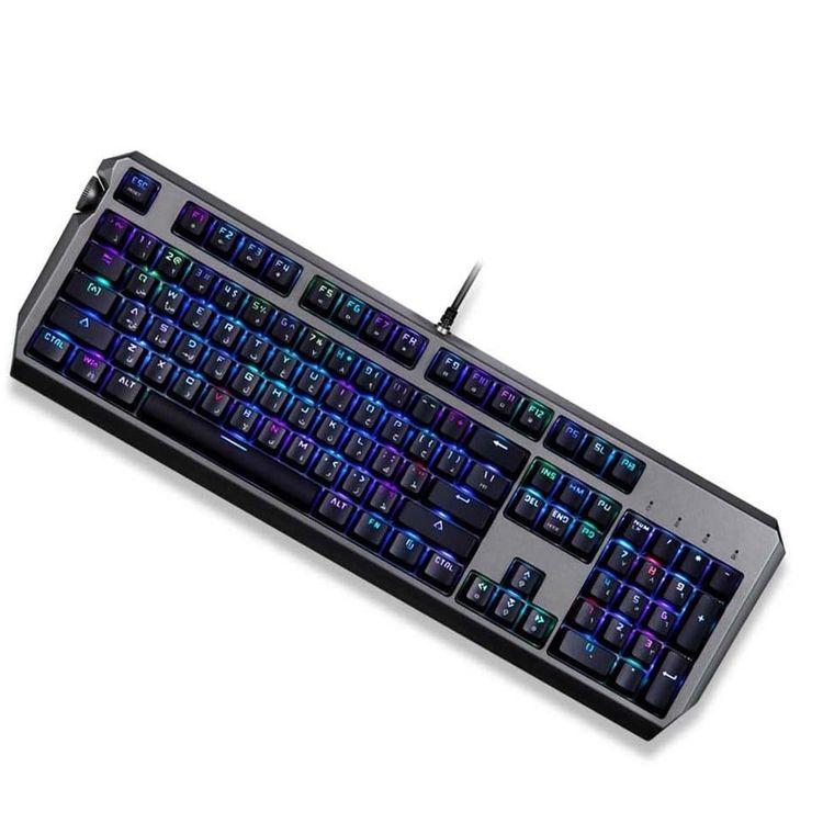 Porodo Mechanical Gaming Keyboard PDX219-BSW - Gateron Pro, RGB, Black