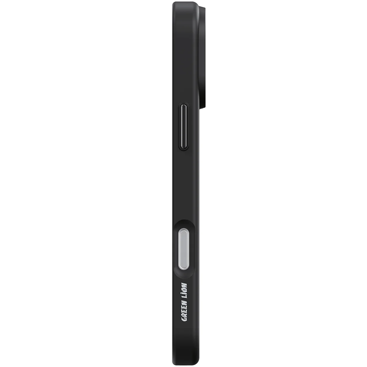 Green Lion Titan MagSafe iPhone 18/17 Pro Max Case - Metal Buttons, Black