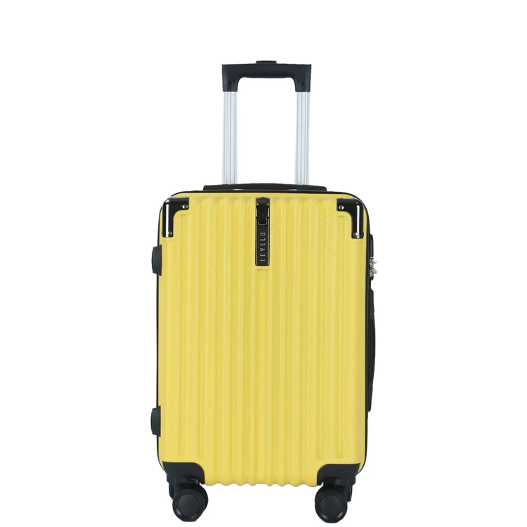 Levelo RoamTrio 3-Piece ABS Luggage & Suitcase Set - Yellow