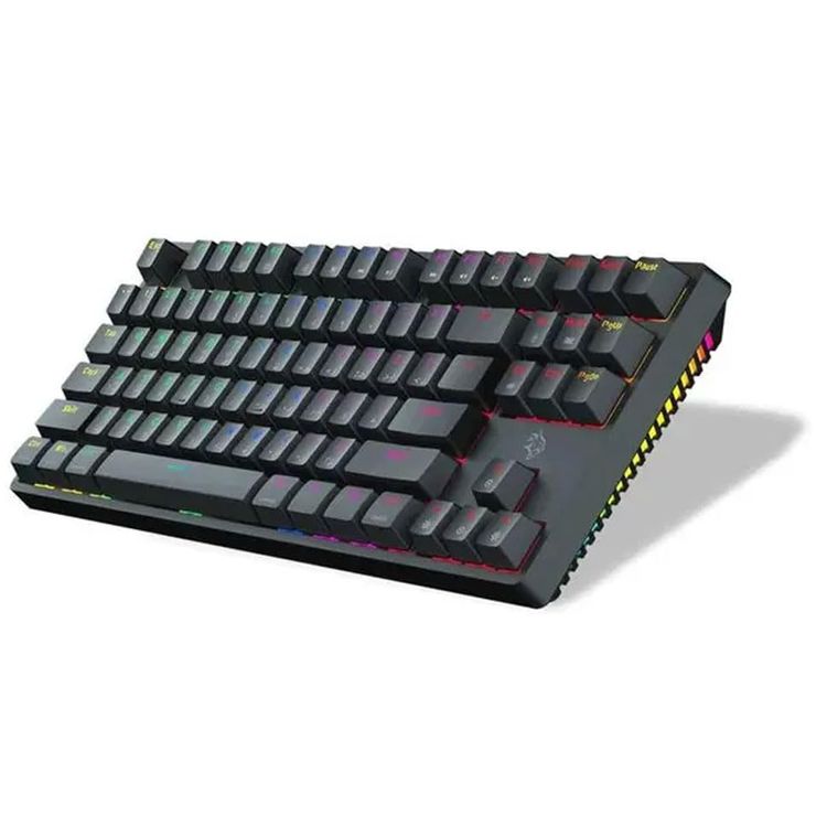 Porodo Mechanical Keyboard PDX220-RSW - Wireless TKL, Gateron Red, Black