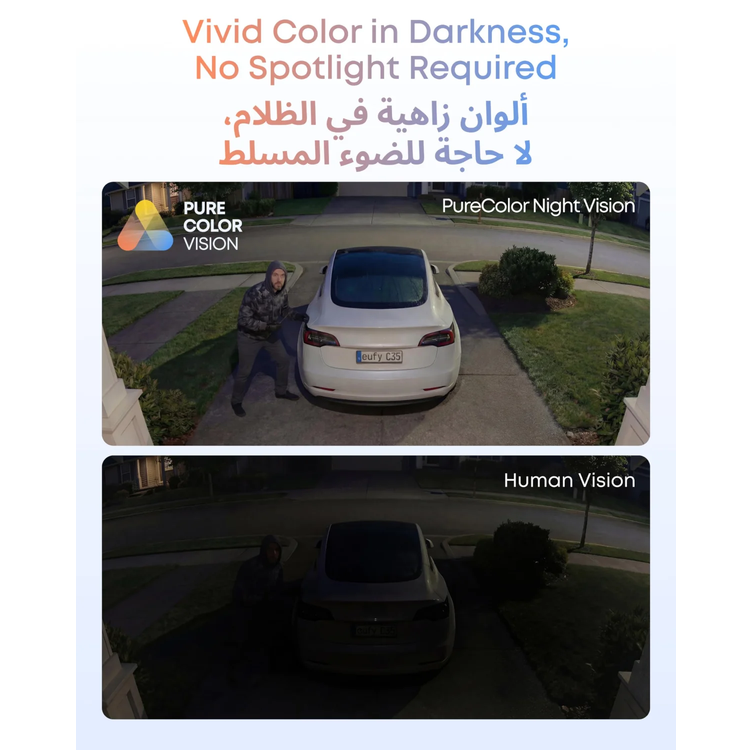 eufy Security Wireless Camera C35 T8110421 - 2K, Color Night Vision