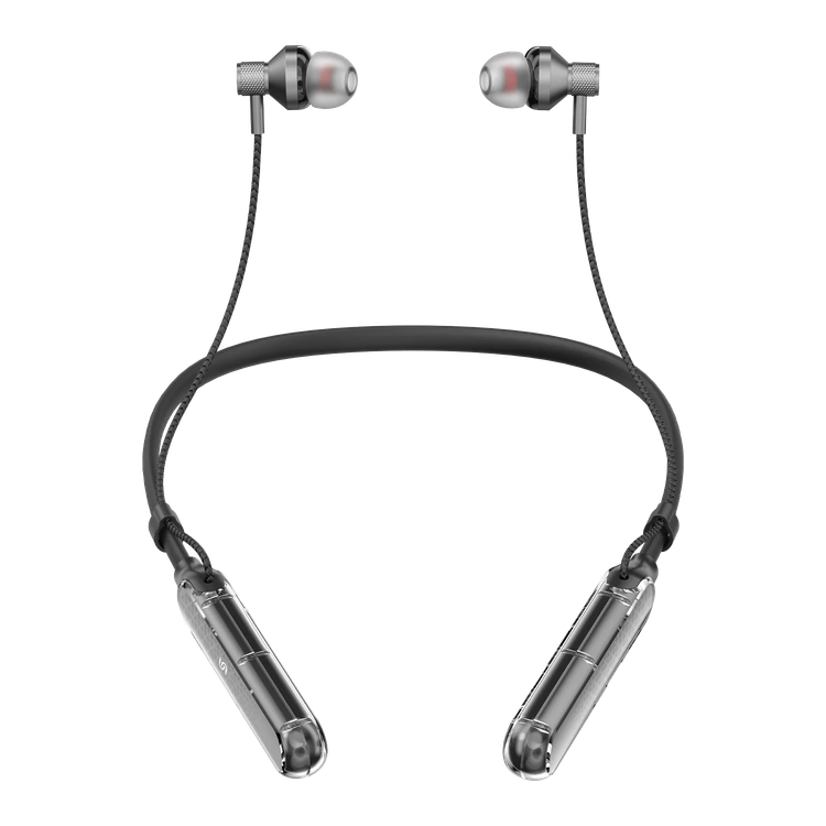 Porodo Neckband Earphone SV Pro PDSTWLEP017BK - ENC, Black