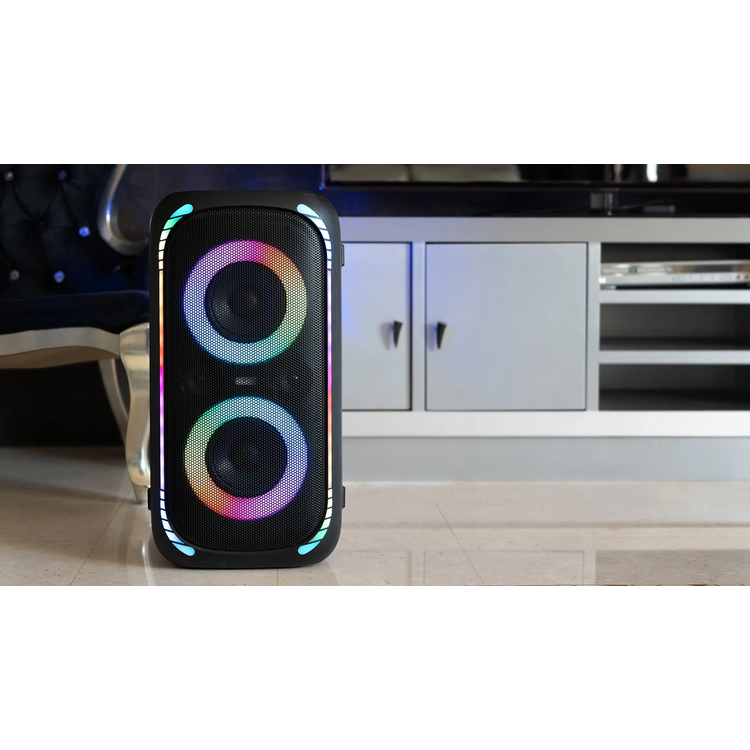 Porodo Soundtec Bash X Party Speaker with Trolley, PD-BASHX-BK - Black