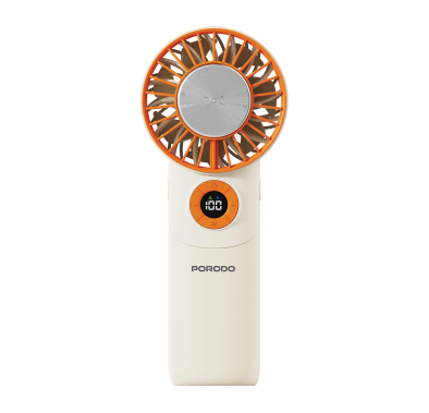 Porodo Mini Fan Chillo Wave PDLFSTCF1BG - Foldable, Beige