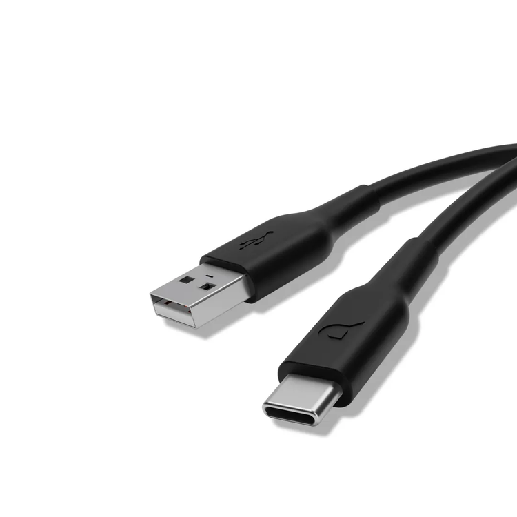 Powerology USB-A to USB-C Cable PUC3ABK - Fast Charge 3A, Black