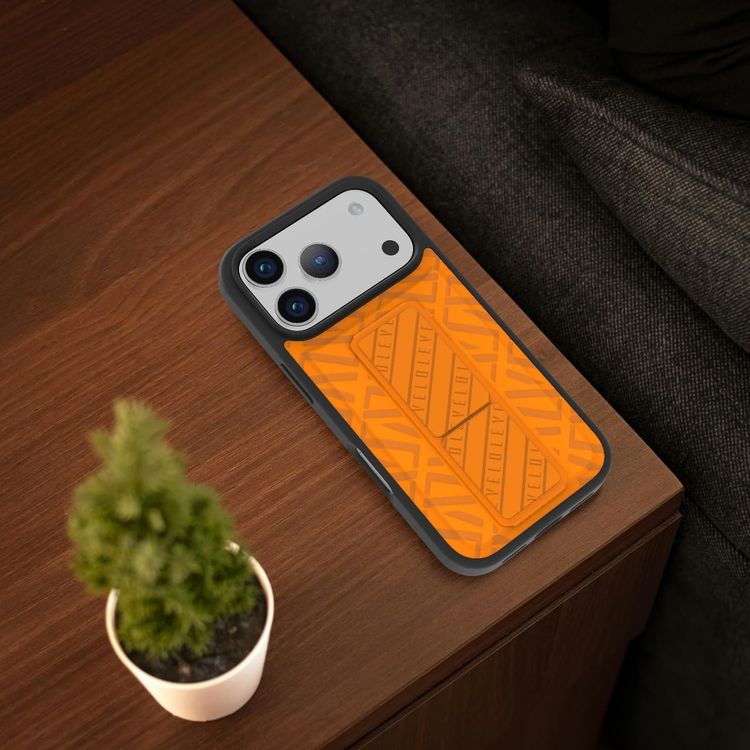 LEVELO Morphix Cuero Case iPhone 17 Pro - SlimFit Magnetic Strap, MidNight Blue