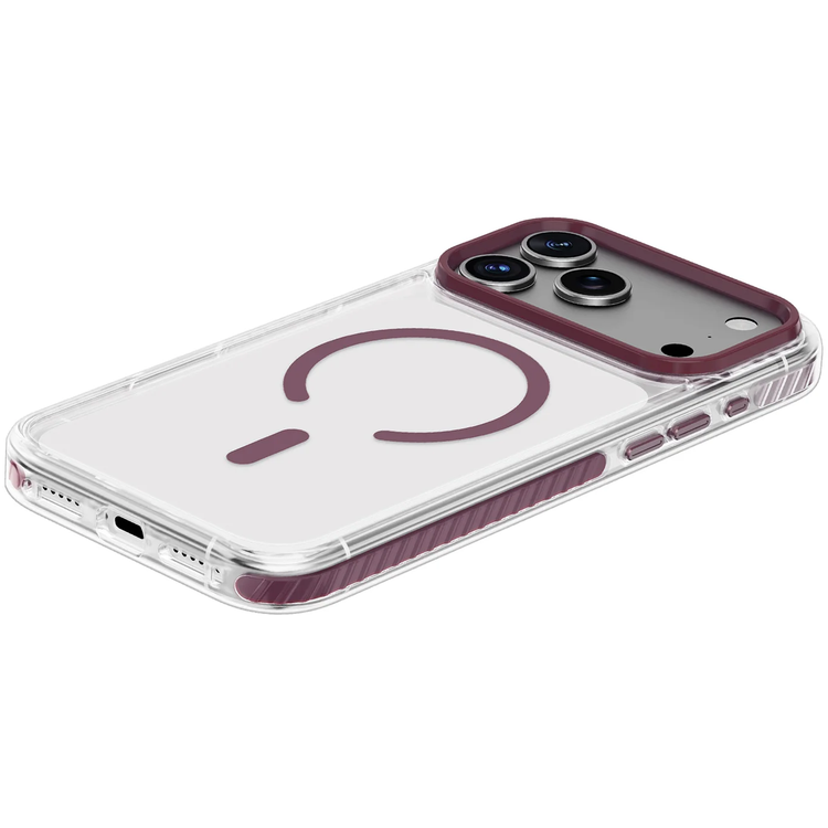 Green Lion Prestige MagSafe iPhone 18/17 Pro Case - Burgundy