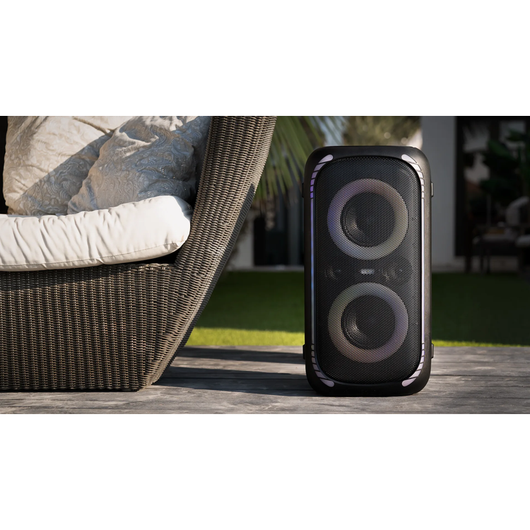 Porodo Soundtec Bash X Party Speaker with Trolley, PD-BASHX-BK - Black