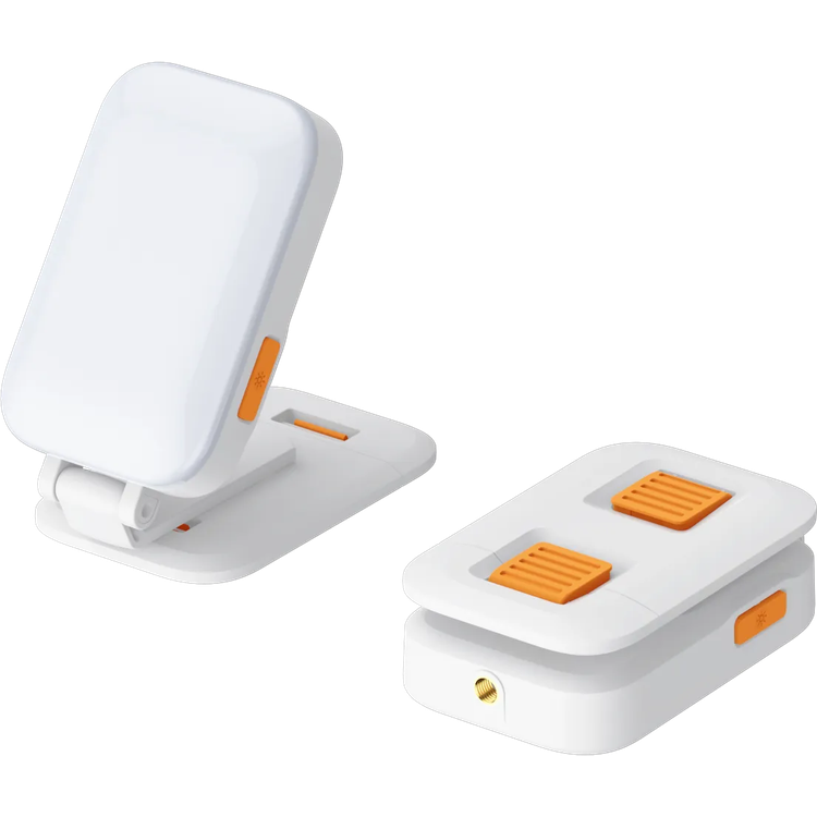 Porodo Phone Stand PD-LFST062-WH - Ultrathin with RGB Lights, White