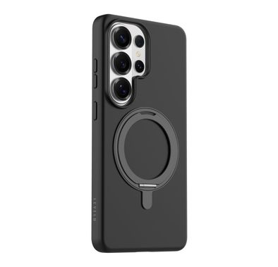 LEVELO Case Galaxy S26 Ultra - 360° Kickstand, Black